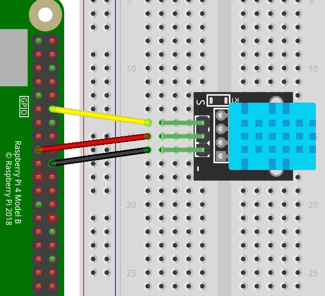 Raspberry Pi GPIO Connection for KY-015 Sensor